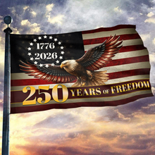 Load image into Gallery viewer, 250 Years of Freedom Old Eagle Flag