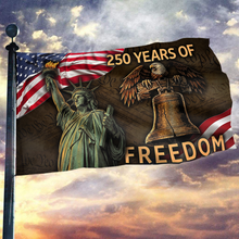 Load image into Gallery viewer, 250 Years of American Freedom Eagle Flag