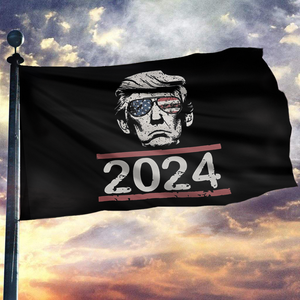 Trump 2024 Vintage Sunglasses Flag