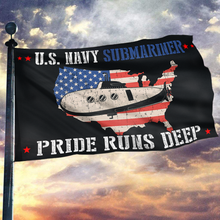 Load image into Gallery viewer, U.S. Navy Submariner Flag