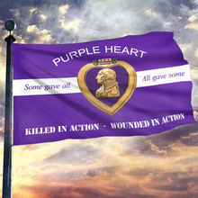 Load image into Gallery viewer, Purple Heart - Some Gave All Flag