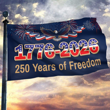 Load image into Gallery viewer, 250 Years of Freedom Eagle USA Flag