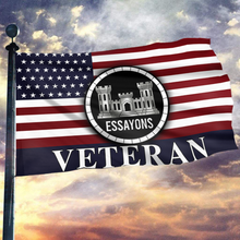 Load image into Gallery viewer, Essayons Veteran Flag