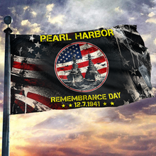 Load image into Gallery viewer, Pearl Harbor - Remembrance Day USA Flag