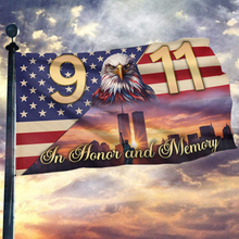 Load image into Gallery viewer, In Honor and Memory 911 Flag