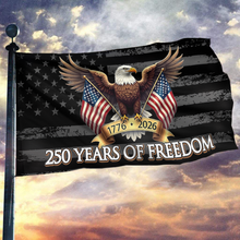 Load image into Gallery viewer, USA 250th Anniversary Bald Eagle Freedom Flag