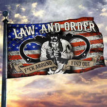 Load image into Gallery viewer, Law and Order FAFO Tactical USA Flag