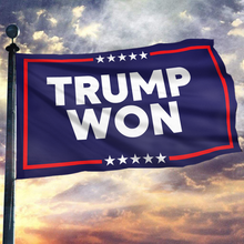 Load image into Gallery viewer, TRUMP WON Flag