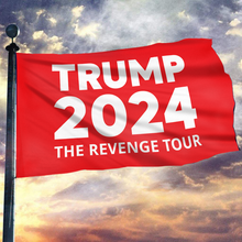 Load image into Gallery viewer, Trump 2024 The Revenge Tour Flag