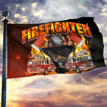 Load image into Gallery viewer, Firefighter Pride Flag