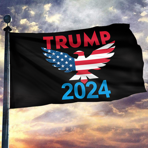 Trump 2024 Eagle USA Flag