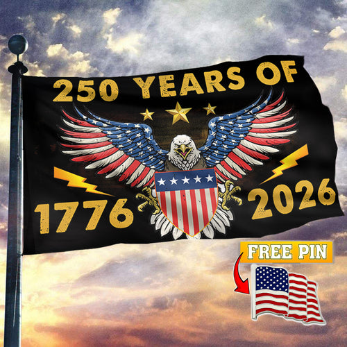 Navy Defending Freedom Since 1775 Flag with FREE American Pin