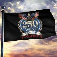 Load image into Gallery viewer, USA 250th Anniversary Patriotic Eagle Flag