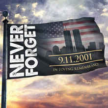 Load image into Gallery viewer, Never Forget - In Loving Remembrance Flag