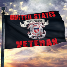 Load image into Gallery viewer, Semper Paratus Coast Guard Black Flag