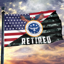 Load image into Gallery viewer, U.S. Air Force Retired Flag