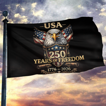Load image into Gallery viewer, USA 250 Independence Anniversary Patriotic Eagle Flag