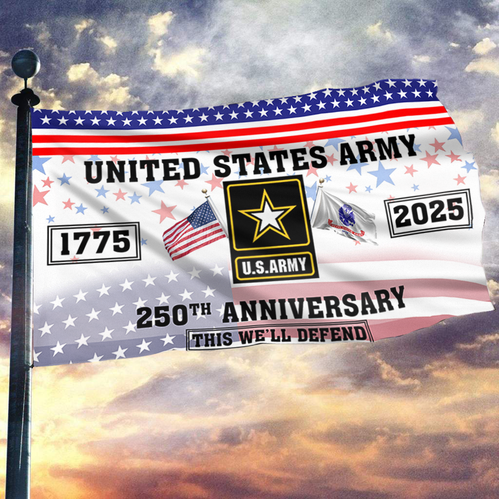 Army 250th Anniversary Flag