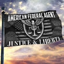 Load image into Gallery viewer, American Federal Agent Flag