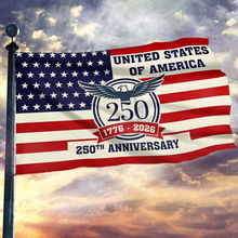 Load image into Gallery viewer, America 250 – 1776–2026 Anniversary Eagle Flag