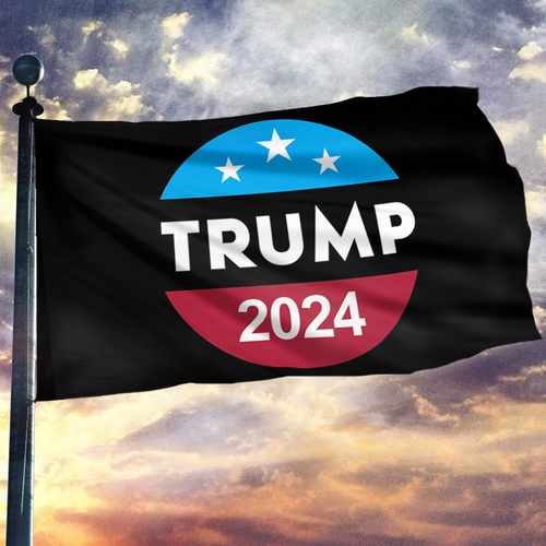 Trump 2024 (3 Stars) Flag