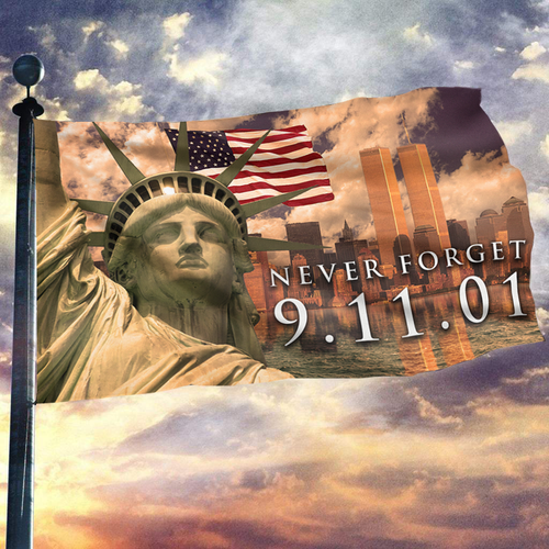 Never Forget 911 Flag