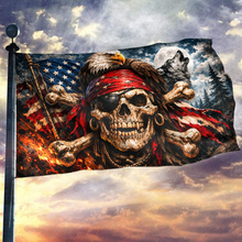 Load image into Gallery viewer, Bald Eagle Pirate Flags