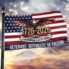 Load image into Gallery viewer, Veterans Defenders of Freedom Flag