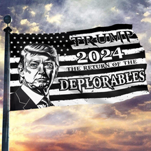 Load image into Gallery viewer, Trump 2024 The Return of the Deplorables Flag