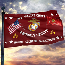 Load image into Gallery viewer, United States Marine Corps - Corporal Flag