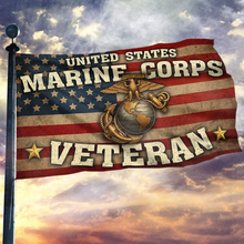 Load image into Gallery viewer, United States USMC Patriotic Military Flag