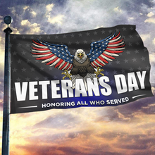 Load image into Gallery viewer, Veterans Day Eagle Flag