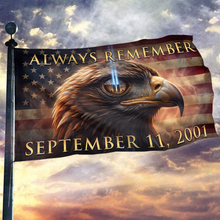 Load image into Gallery viewer, Always Remember Eagle Eye Flag