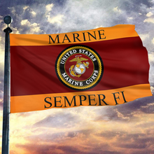 Load image into Gallery viewer, Marine Corps Semper Fi Flag
