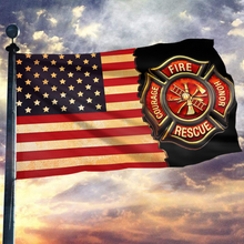 Load image into Gallery viewer, Fire Rescue Honor Flag