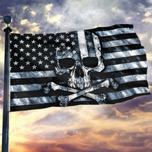 Load image into Gallery viewer, Skull And Crossbones Flag