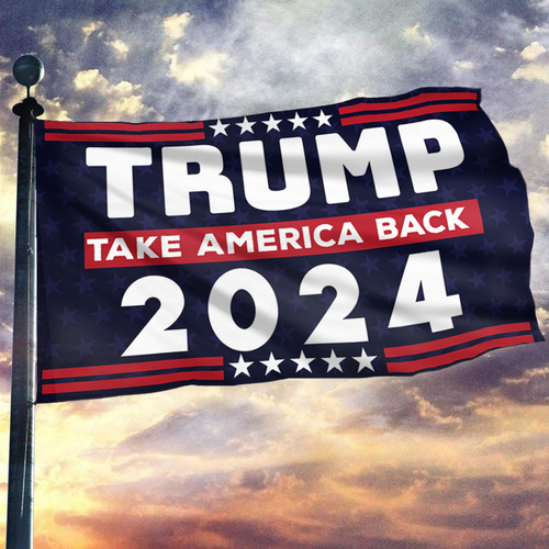 TRUMP Take America Back 2024 RB Flag