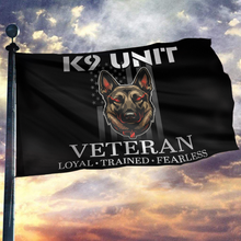 Load image into Gallery viewer, K9 Unit Veteran Flag