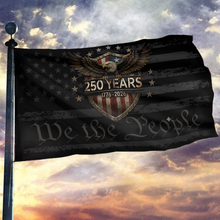 Load image into Gallery viewer, Black Banner of Liberty - We The People Flag