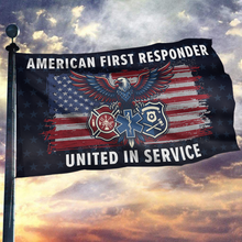 Load image into Gallery viewer, American First Responder Flag