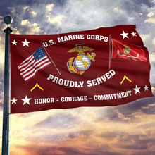 Load image into Gallery viewer, United States Marine Corps - Private First Class Flag