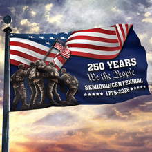 Load image into Gallery viewer, American Valor – 250th Anniversary Freedom Flag