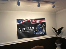 Load image into Gallery viewer, Veteran Courage Honor Sacrifice USA Flag
