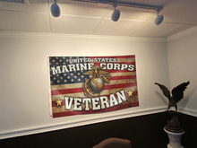 Load image into Gallery viewer, United States USMC Patriotic Military Flag