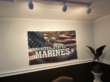 Load image into Gallery viewer, United States Marines Old USA Flag
