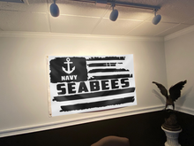 Load image into Gallery viewer, Navy Seabees Flag