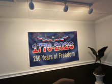 Load image into Gallery viewer, 250 Years of Freedom Eagle USA Flag