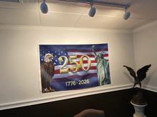 Load image into Gallery viewer, American Eagle 250 Years Flag