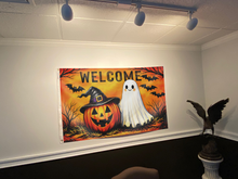 Load image into Gallery viewer, Welcome Halloween Flag
