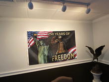 Load image into Gallery viewer, 250 Years of American Freedom Eagle Flag